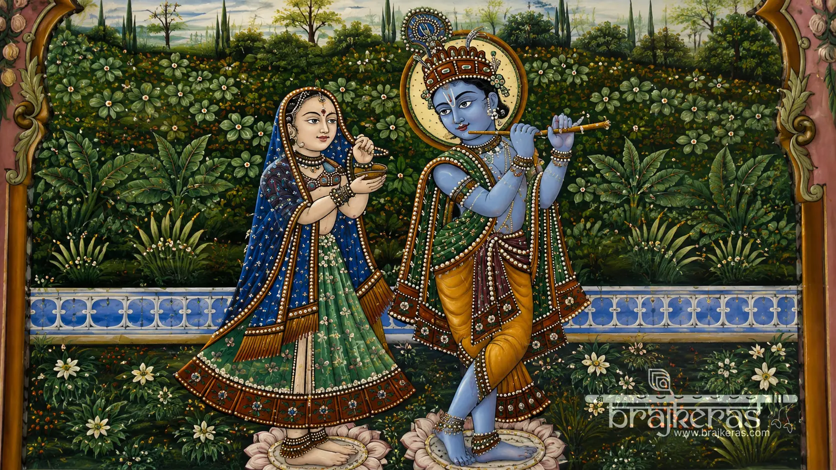 radha rani barsana painting